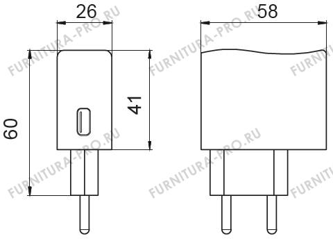 Блок питания ЗУ-5, 110-240V/5V, с кабелем 1000 мм (USB/microUSB)