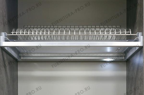 Комплект светильников LED для сушек в базу 900, 4200K, отделка алюминий
