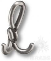 Крючок двухрожковый, отделка серебро. Dugum Hook Small-Silver фото, цена 1 710 руб.