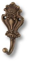 Крючок, выполнен из латуни, цвет покрытия - античная бронза 151010o фото, цена 2 265 руб.