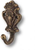 Крючок, выполнен из латуни, цвет покрытия - античная бронза 151030o фото, цена 600 руб.