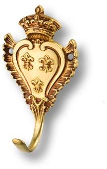 Крючок, выполнен из латуни, цвет покрытия - французское золото 152010H фото, цена 3 590 руб.