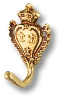 Крючок, выполнен из латуни, цвет покрытия - французское золото 152030H фото, цена 850 руб.