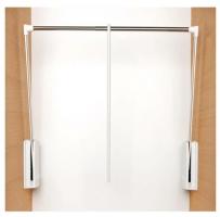 Лифт для одежды, отделка белая + хром глянец SE08LA401 фото, цена 8 135 руб.