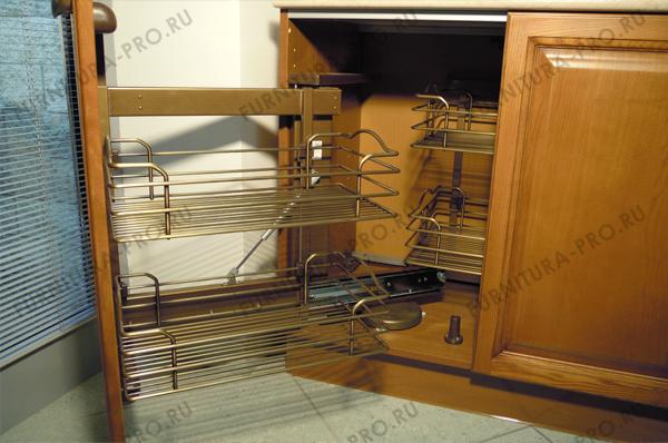 Механизм Dynamic Corner в угловую базу, правый, отделка бронза KIT 803B/DXOT фото, цена 39 285 руб.