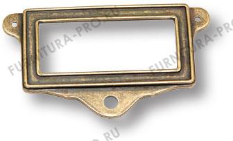 Накладка декоративная для информации, цвет старая бронза 4799.0066.002 фото, цена 180 руб.