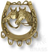 Настенная ключница "Лошадь", латунь 00069 фото, цена 5 195 руб.