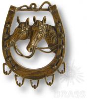 Настенная ключница "Лошадь", латунь 130069 фото, цена 5 055 руб.