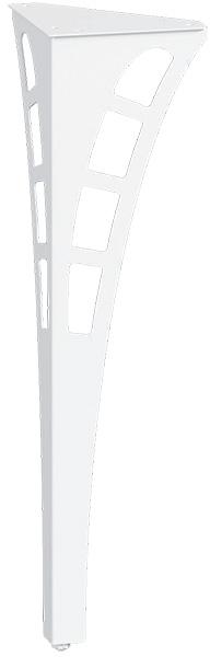Нога для стола Арнольд, h.720, отделка белый бархат (матовый) NS.15.720.9016 фото, цена 3 900 руб.