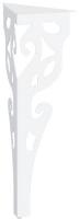 Нога для стола Кальяри, h.720, отделка белый бархат (матовый) NIP1.0720.9010 фото, цена 3 755 руб.