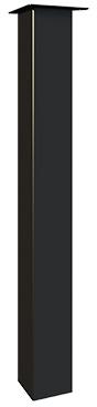 Нога для стола Выборг, h.720, отделка черный бархат (матовый) NS.06.720.9005 фото, цена 2 715 руб.