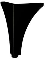 Ножка декоративная Флоренция, h.250, отделка черный бархат (матовый) NS.02.250.9005 фото, цена 1 900 руб.