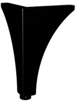 Ножка декоративная Флоренция, h.250, отделка черный бархат (матовый) ОП.FL-25R.9005 фото, цена 1 850 руб.