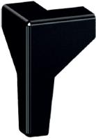 Ножка декоративная Модена, h.100, отделка черный бархат (матовый) NS.10.100.9005 фото, цена 570 руб.
