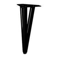 Ножка декоративная Риза, h.250, отделка черный бархат (матовый) NS.04.250.9005 фото, цена 2 250 руб.