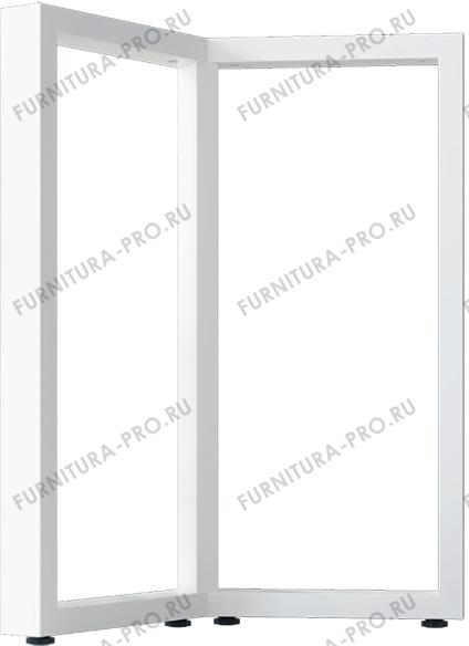 Опора для стола Арго, h.720, отделка белый бархат (матовый) OP.27.720.9016 фото, цена 10 480 руб.