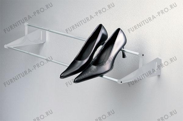 Полка для обуви Tac универсальная, 560-960мм, отделка серая SETAC11GA фото, цена 3 290 руб.
