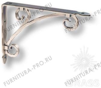 Полкодержатель ( 1шт.) , цвет - античное серебро, 195 мм LUXOR-B ARGENT фото, цена 1 260 руб.