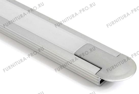 Профиль-светильник LED Fondo Touch, 500 мм, 5.2W, 4500K, врезной, с сенсорным выкл., отделка алюмини