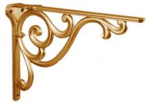 ROME Менсолодержатель для деревянных полок L-200 мм, золото матовое Милан WRM.800.200.00R8 фото, цена 1 840 руб.