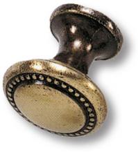 Ручка кнопка, античная бронза 03.0100.A фото, цена 280 руб.