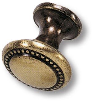 Ручка кнопка, античная бронза 03.0100.A фото, цена 280 руб.