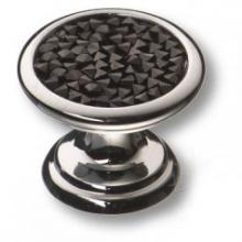 Ручка кнопка c чёрными кристаллами Swarovski, глянцевый хром 07150-520 фото, цена 5 240 руб.
