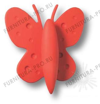 Ручка кнопка детская, бабочка красная 32 мм 453032ST09 фото, цена 600 руб.