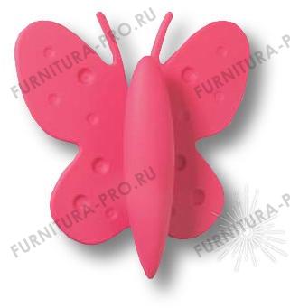 Ручка кнопка детская, бабочка малиновая 32 мм 453032ST10 фото, цена 600 руб.