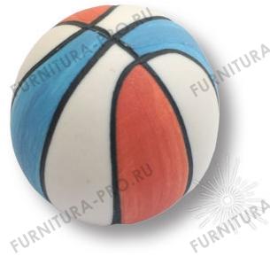 Ручка кнопка детская, баскетбольный мяч 329AR фото, цена 860 руб.