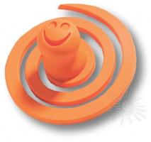 Ручка кнопка детская, червячок оранжевый 445025ST08 фото, цена 615 руб.