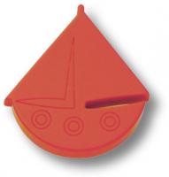 Ручка кнопка детская, кораблик красный 604RJ фото, цена 565 руб.