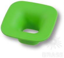 Ручка кнопка детская, квадрат зеленый 32 мм 489032ST06 фото, цена 480 руб.