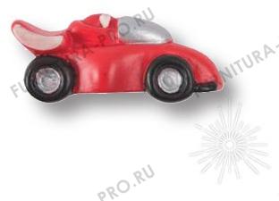 Ручка кнопка детская, машина гоночная красная 356RJ фото, цена 970 руб.