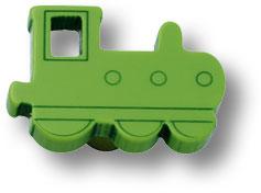 Ручка кнопка детская, паровозик зеленый 605VE фото, цена 650 руб.