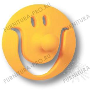 Ручка кнопка детская, рожица желтая 449025ST07 фото, цена 555 руб.