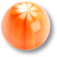 Ручка кнопка детская, шар оранжевый 656NA фото, цена 435 руб.