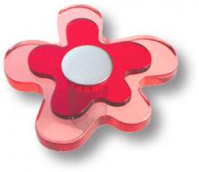 Ручка кнопка детская, цветок красный 678RJ фото, цена 1 095 руб.