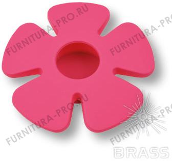 Ручка кнопка детская, цветок малиновый 435025ST10 фото, цена 530 руб.