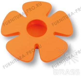 Ручка кнопка детская, цветок оранжевый 435025ST08 фото, цена 530 руб.
