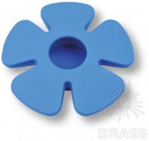 Ручка кнопка детская, цветок синий 435025ST05 фото, цена 530 руб.