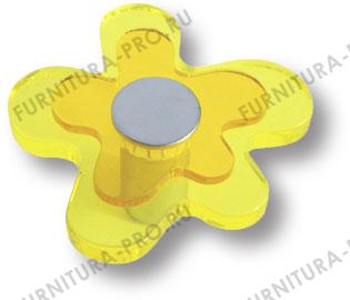 Ручка кнопка детская, цветок желтый 678AM фото, цена 1 095 руб.