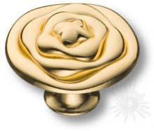 Ручка кнопка, глянцевое золото 107-Gold фото, цена 595 руб.