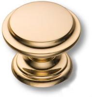 Ручка кнопка, глянцевое золото 8462-100 фото, цена 640 руб.
