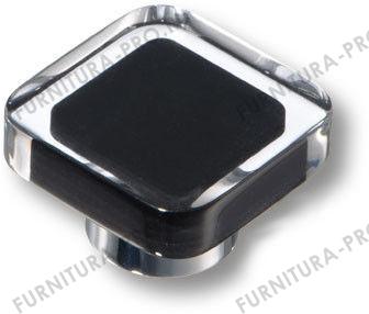 Ручка кнопка квадратная, чёрный 697NE фото, цена 1 290 руб.