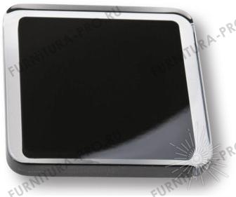 Ручка кнопка квадратная модерн, чёрный 697NE7 фото, цена 2 715 руб.