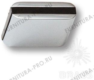 Ручка-кнопка модерн, глянцевый хром с коричневой вставкой 429025MP02PL15 фото, цена 540 руб.