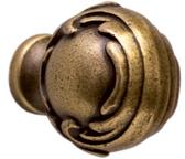 Ручка-кнопка, отделка бронза античная французская 25.694.B25 фото, цена 285 руб.