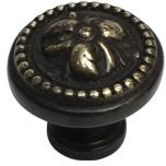 Ручка-кнопка, отделка бронза античная KB-M-3804-32-AF фото, цена 300 руб.