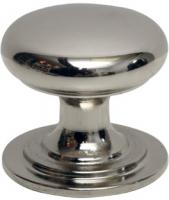 Ручка-кнопка, отделка никель глянец SY1959 0032 PN фото, цена 560 руб.